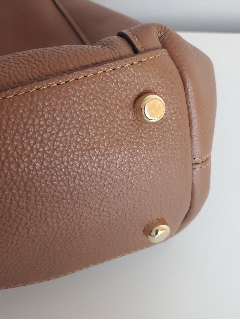 Coach Tan Leather Shoulder Bag - Picture 9 of 16